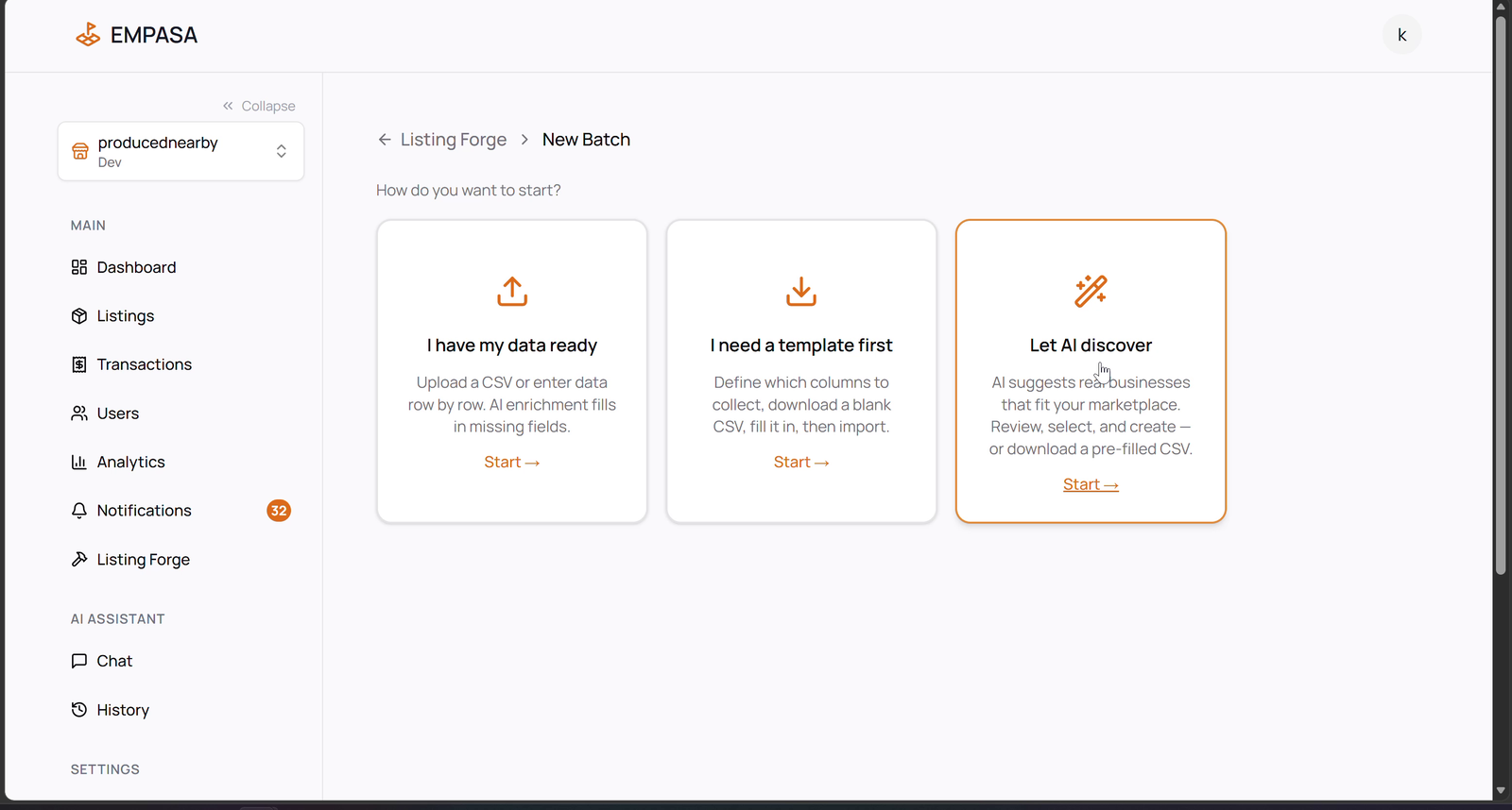 Listing Forge